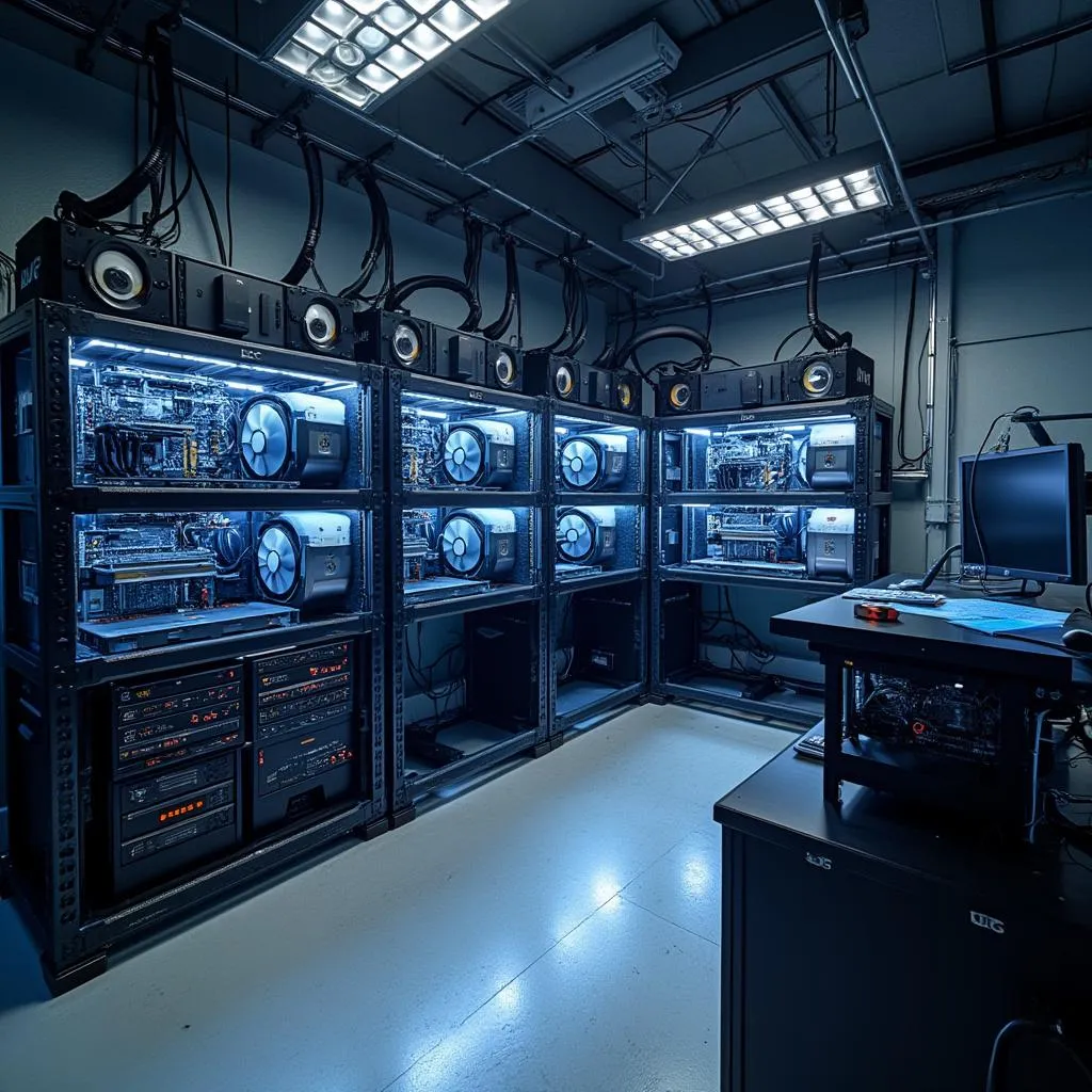 Laboratorio de IA con servidores GPU